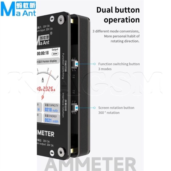 تستر و نمایشگر جریان و ولتاژ Ma Ant DL-02