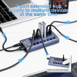 هاب USB و شارژر کیانلی MEGA-IDEA K367H