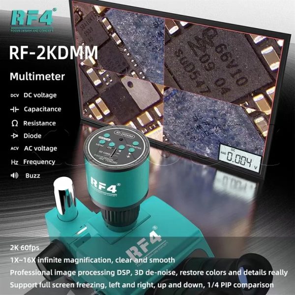 دوربین لوپ RF4 RF-2KDMM دارای مولتی متر