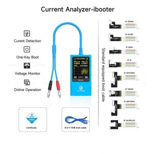 کابل پاور آیفون و آنالیزور جریان JC iBooter