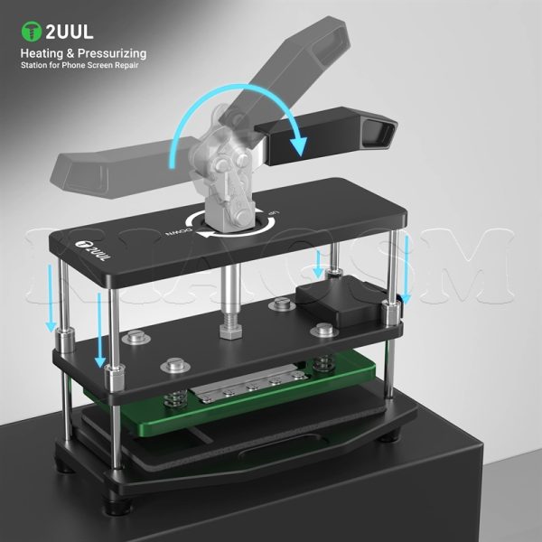 فیکسچر و پرس حرارتی السیدی و درب پشت 2UUL HEATPRESS