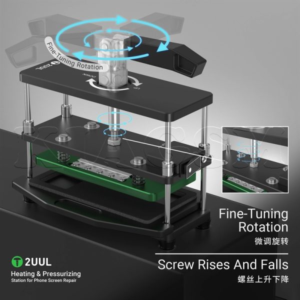 فیکسچر و پرس حرارتی السیدی و درب پشت 2UUL HEATPRESS