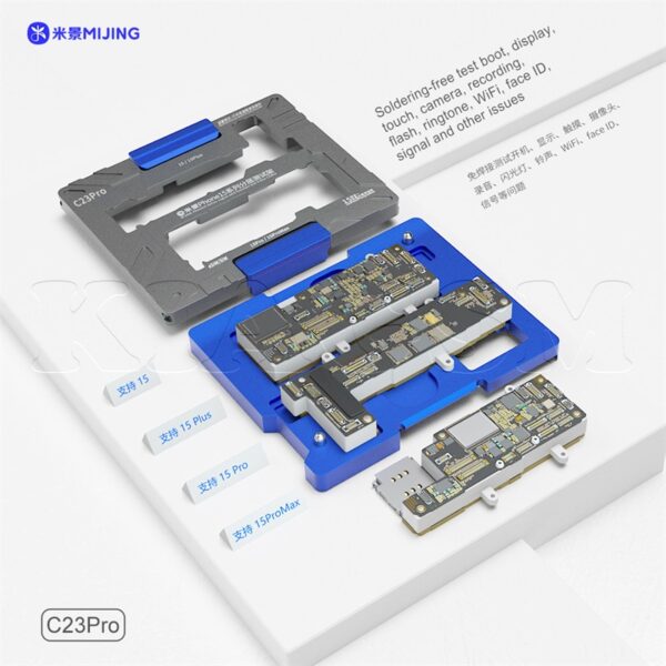 فیکسچر طبقات آیفون سری 15 برند MiJing C23Pro