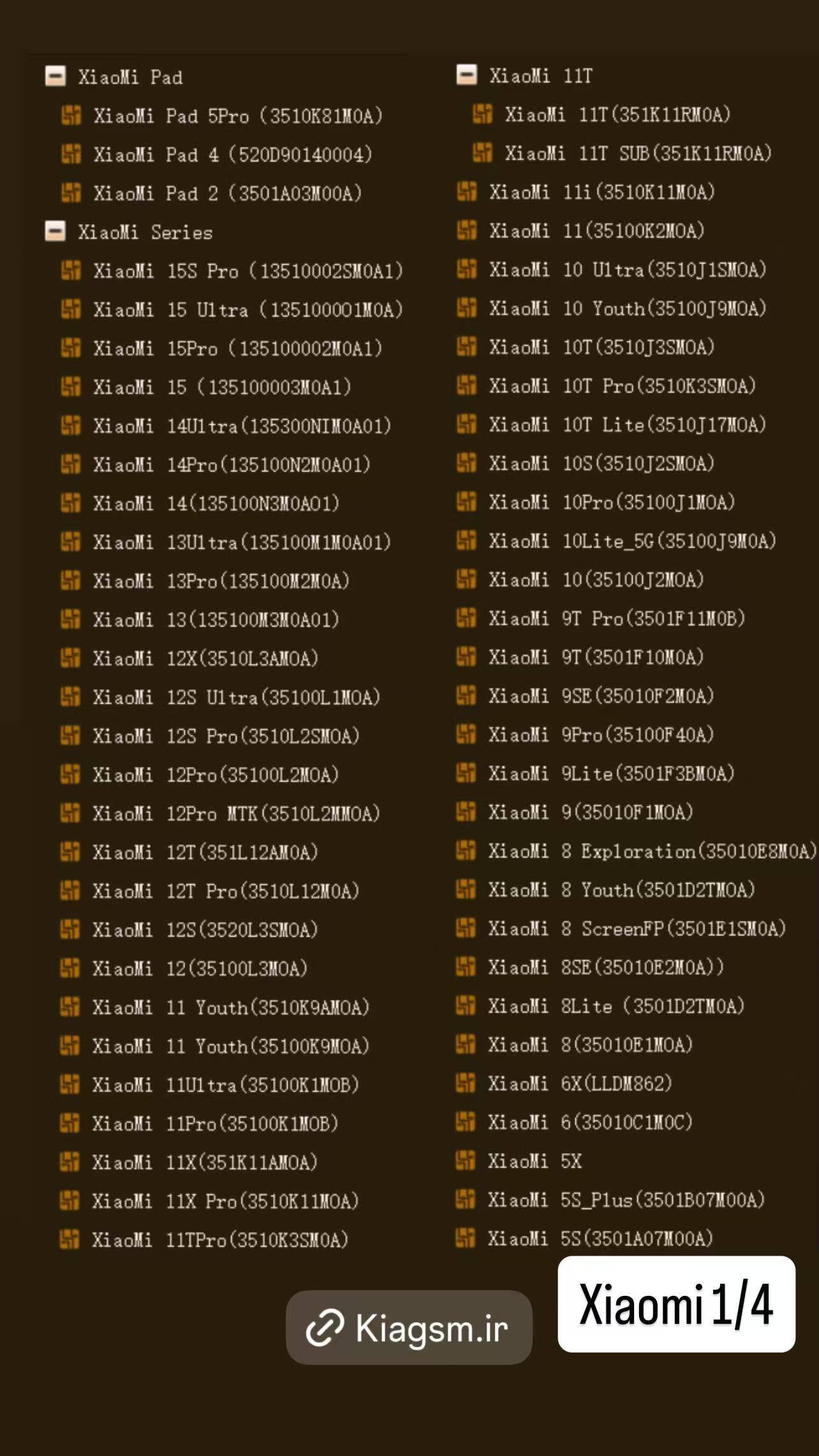 شماتیک اندروید و آیفون