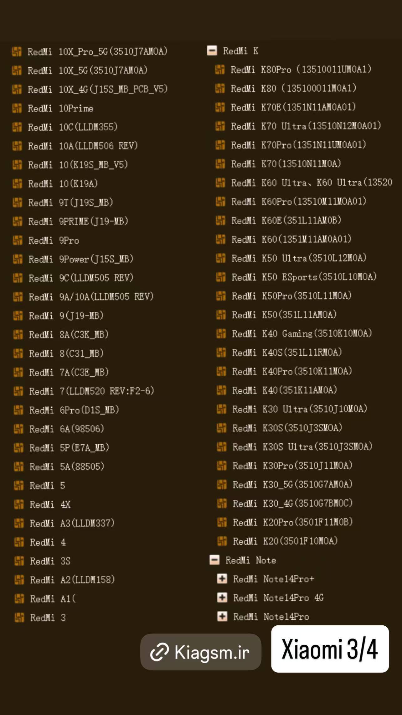 شماتیک اندروید و آیفون