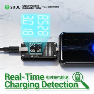 تستر شارژ و سوکت شارژ 2UUL PW32 TYPE-C