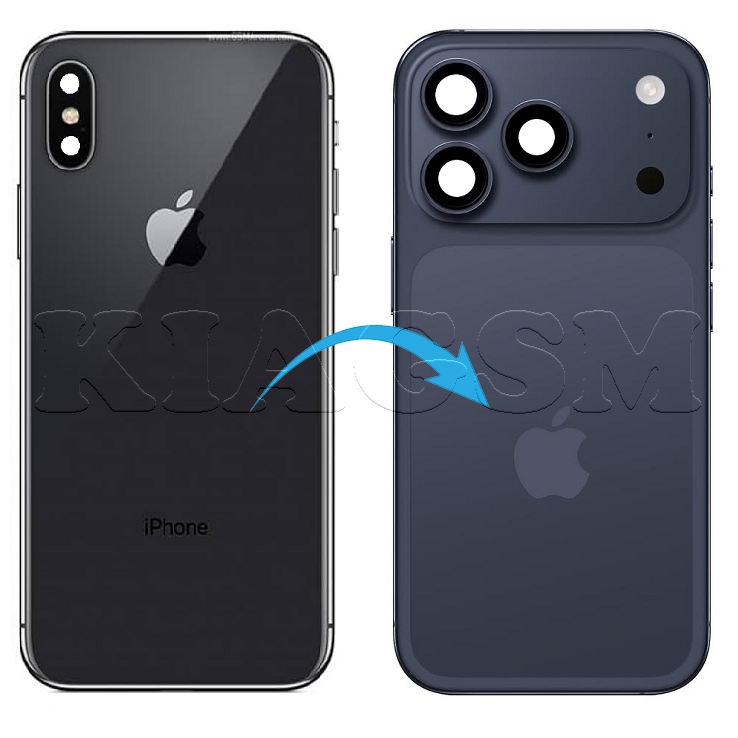 شاسی فیس لیفت (تبدیل) آیفون XS Max به 17Pro Max