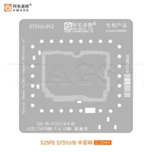 شابلون طبقات سامسونگ AMAOE S25FE S731U/B